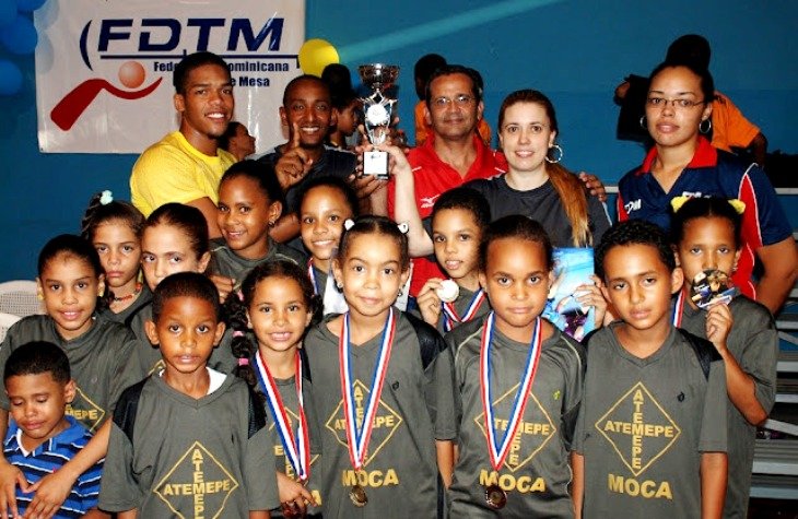 La selección representativa de la provincia Espaillat en Tenis de mesa